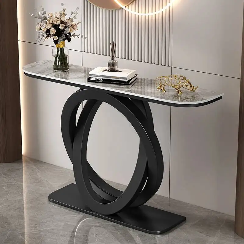 Tables Luxury Modern Console Wood Elegant Design Console Table Hallway Mesita Recibidor De Entrada Living Room Furniture