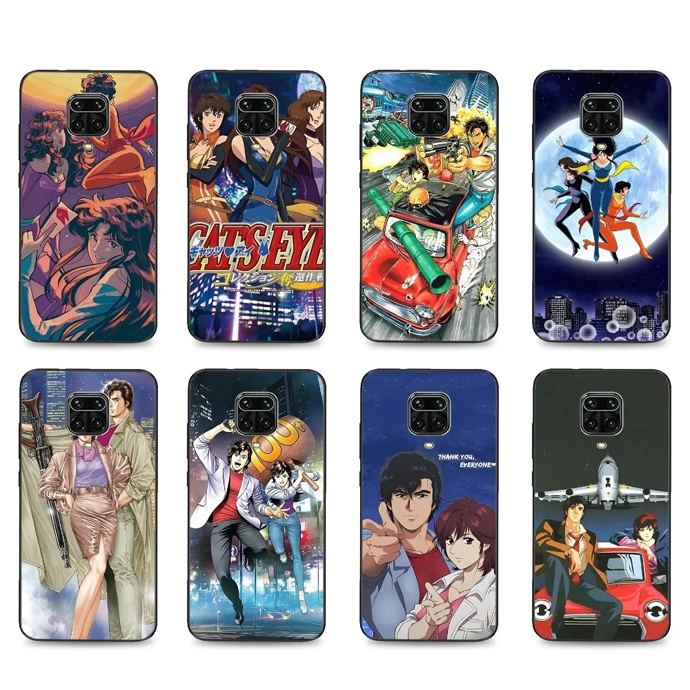 

City Hunter Comic Phone Case For Xiaomi Mi 5X 8 9 10 11 12 lite pro 10T PocoX3pro PocoM3 Note 10 pro lite