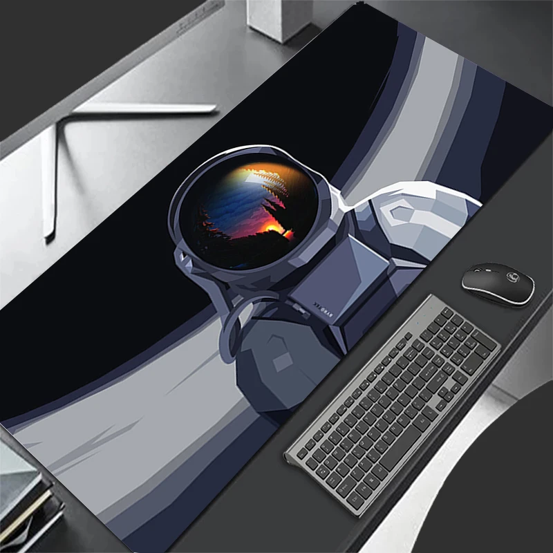 Mousepad Computer Gaming Accessories Keyboard Pad Office PC Rubber HD Mouse Pad Decoracion Desk Outer Space Astronauts Mouse Mat