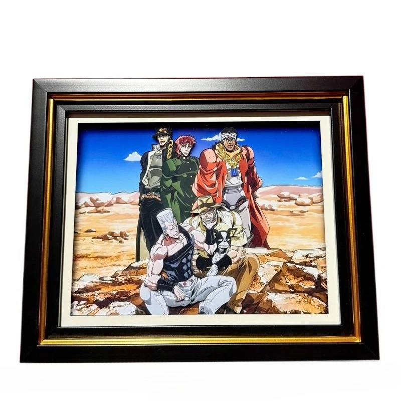 

JOJO Crusaders Egypt Arc Jotaro Kujo 3D Paper Sculpture Wall Art, Anime Papercraft Decorative Painting for Home Office Decor