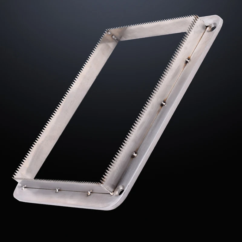 Box Shaped Fully Automatic Sealing Machine Serrated Knife Cover Film Lunch Box Prefabricated Vegetable Box Cutting Knife