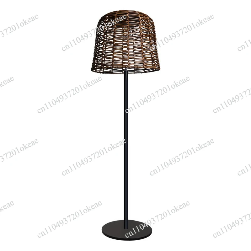 

Solar outdoor light villa home courtyard decoration atmosphere floor lighting woven chandelier