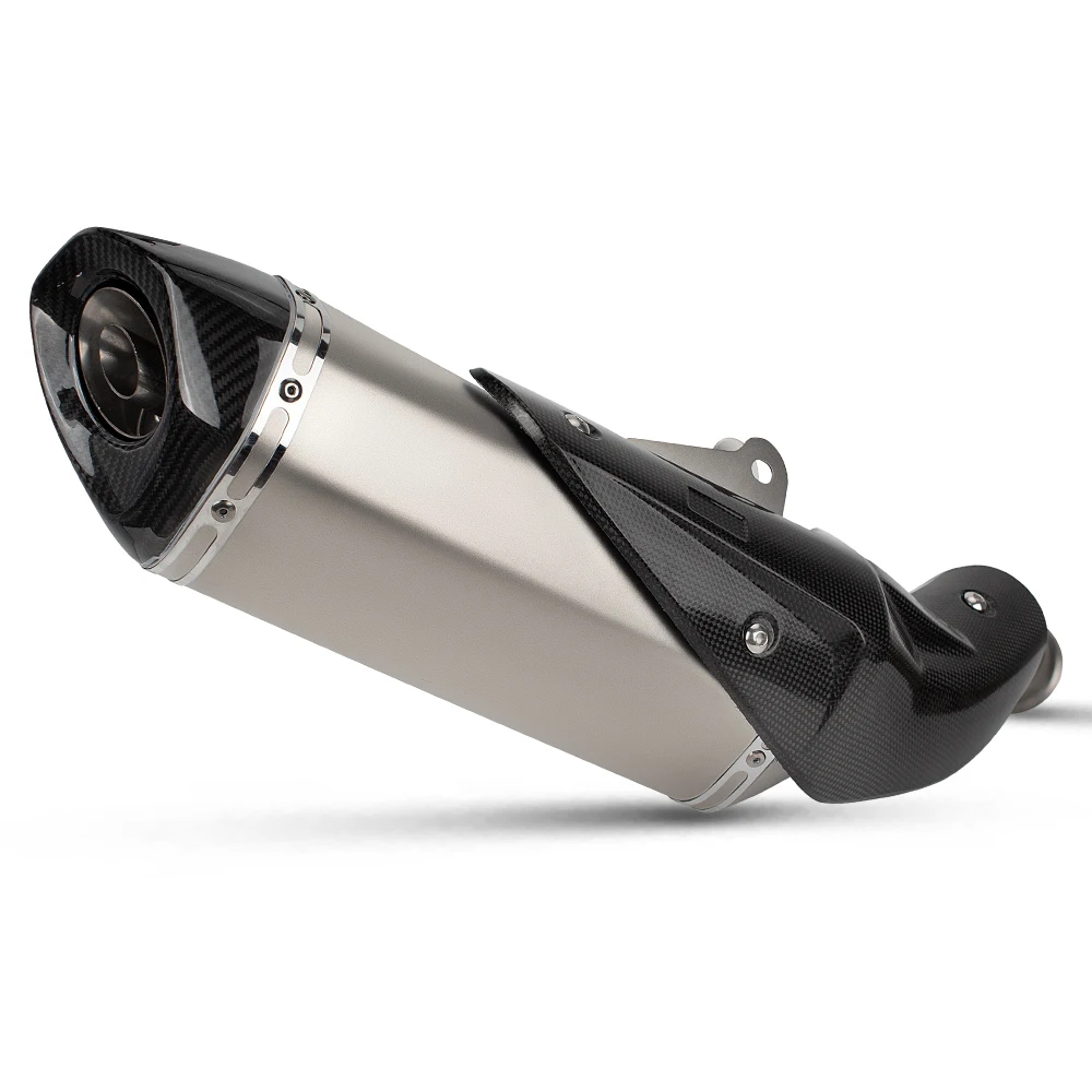 

Slip On For DUKE 790 890 DUKE790 DUKE890 Motorcycle Exhaust Escape Carbon Tip Muffler Tail Pipe Connect Original Position