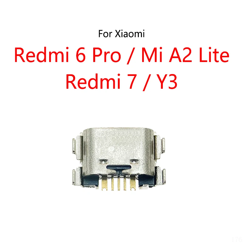 For Xiaomi Redmi 7 Y3 / Redmi 6 Pro / Mi A2 Lite Micro USB Charging Dock Charge Socket Port Jack Plug Connector