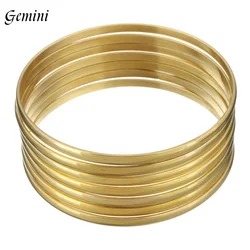 7PCs/Set New Fashion Roman style Stainless Steel Bangle gold color Lover Charm Bracelet for Women Brand Gold Wide Cuff Bangle