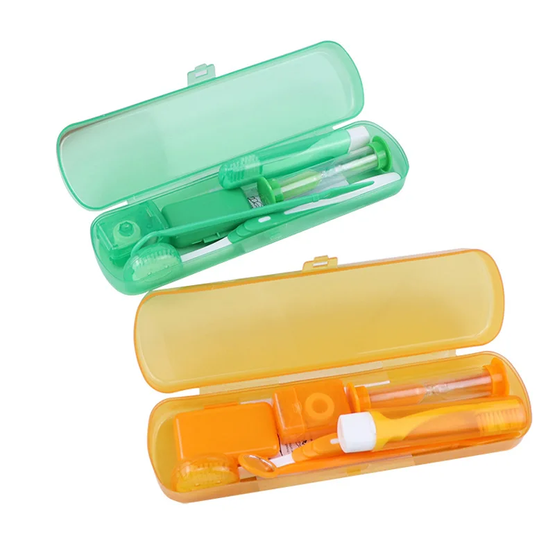 8‑Piece Orthodontic Cleaning Set, Interdental Brush & Teeth Wax Kit, Portable Convenient Oral Care Household Supplies