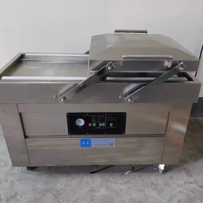Double Chamber Industrial Vacuum Sealer Machine for Food Commercial Packaging LXT
