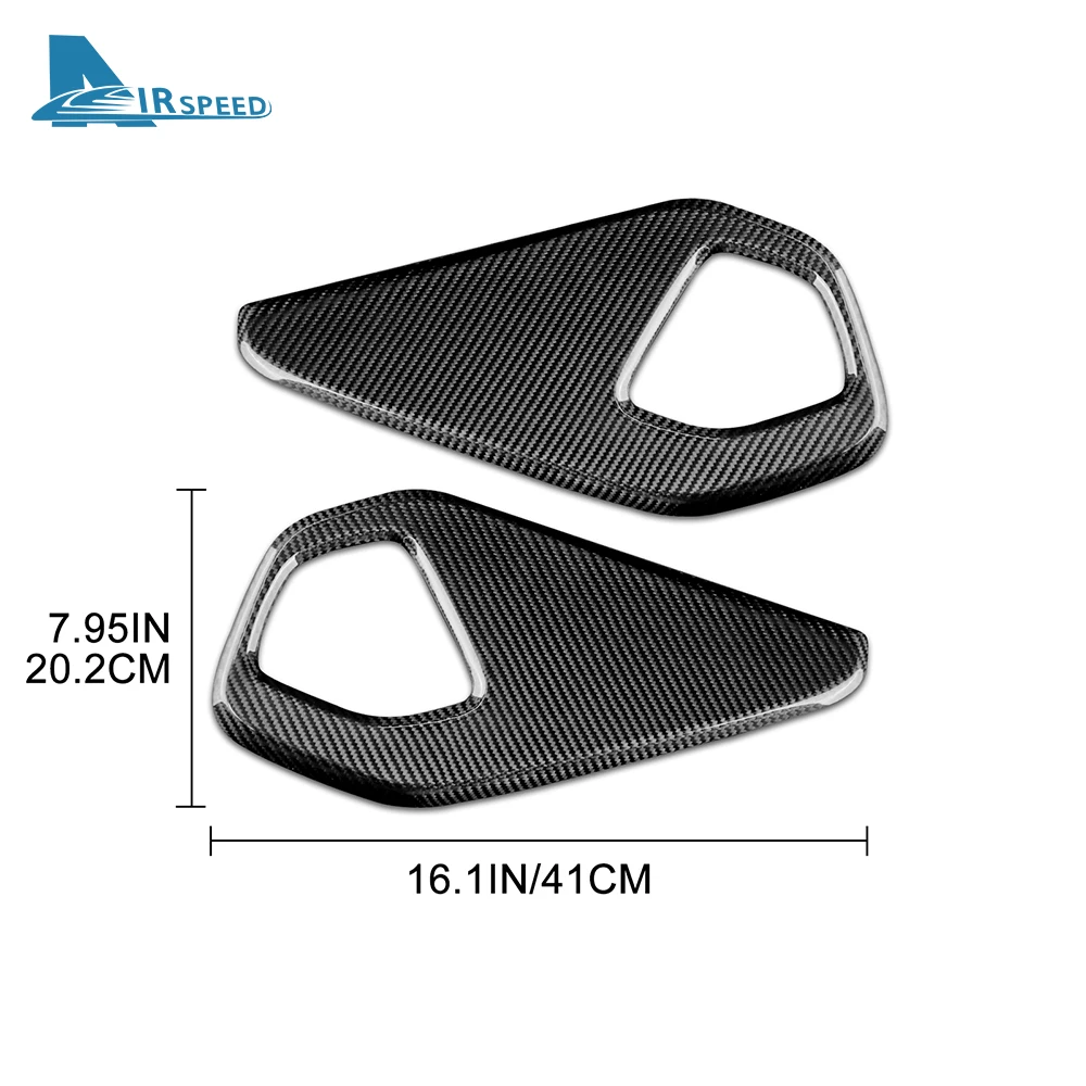 Hot Sales Real Hard Carbon Fiber For Subaru BRZ Toyota GR86 2021-2023 Car Door Speaker Horn Frame Sticker Cover Accessories Dec