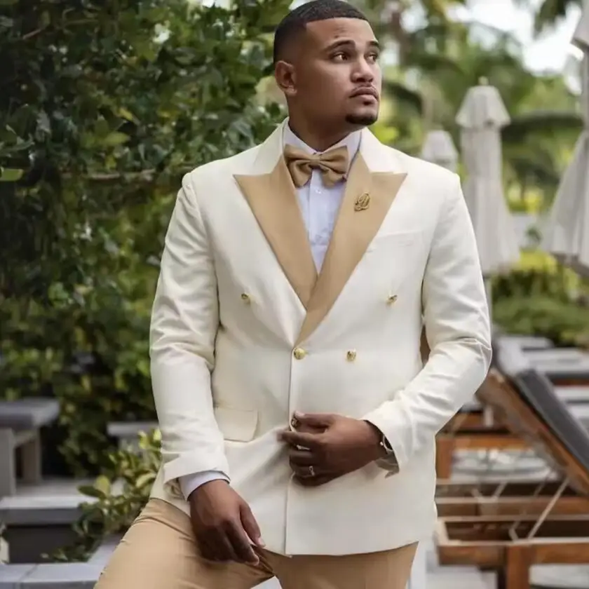 

Повседневные деловые свадебные костюмы из 2 предметов, мужские костюмы для курения, блейзер и брюки, комплект для джентльменов, костюмы для жениха, мужские свадебные костюмы для шафера, облегающий смокинг