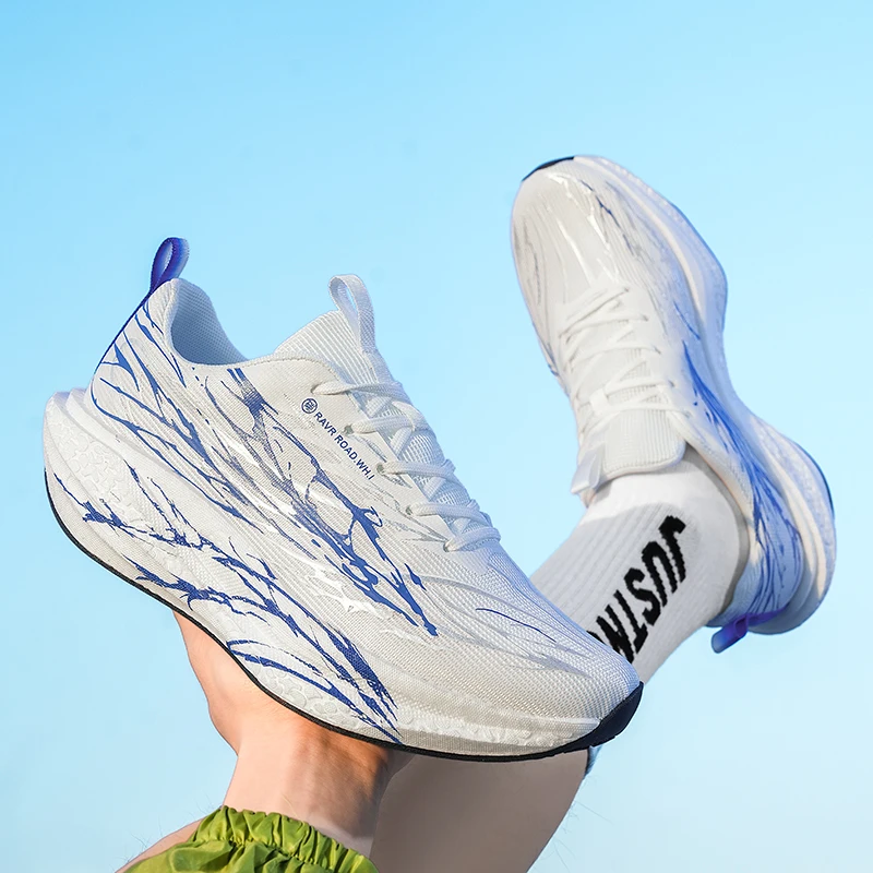 2026 New Unisex Marathon Running Shoes Breathable Lightweight Anti-Slip Shock Absorption Athletic Sneakers for Gym Jogging Sport