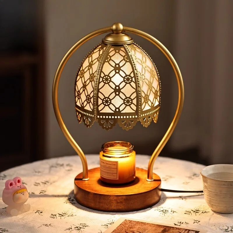 Bohemian Vintage Aromatherapy Lamp Home Bedroom Bedside Lamp Romantic Atmosphere Candle