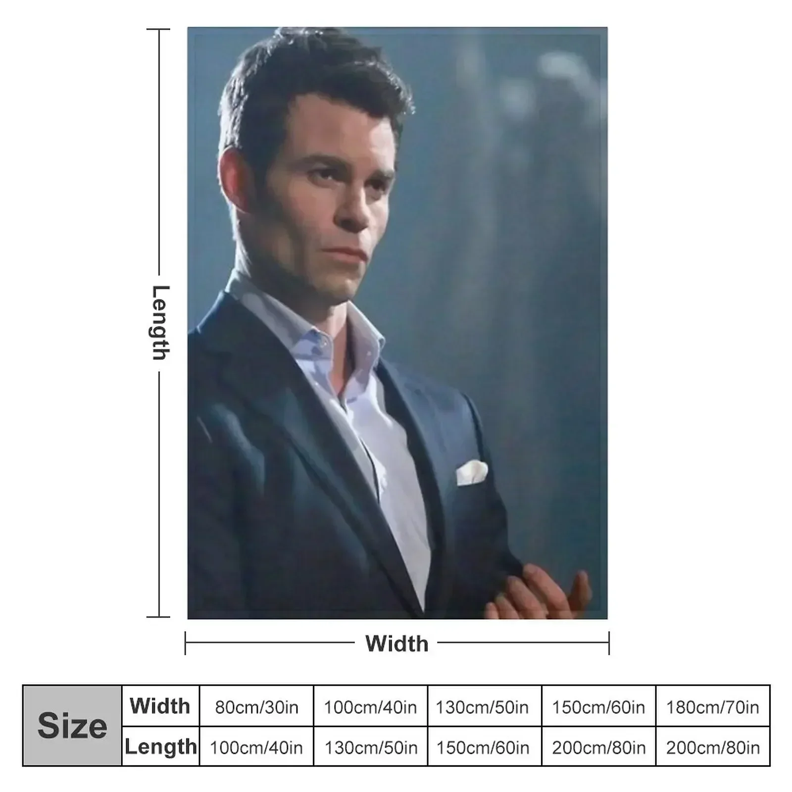 Elijah Mikaelson Throw Blanket Vintage Thermals For Travel for winter Sleeping Bag Luxury St christmas decoration Blankets