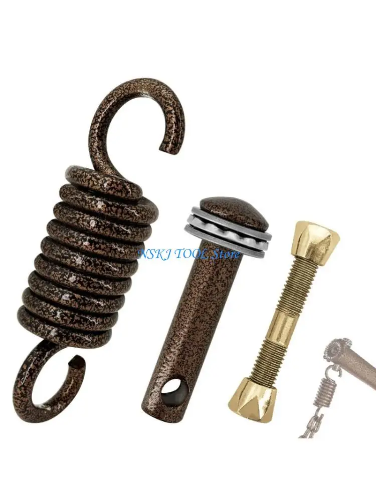 L8RC Heavy Duty Steel Hammock Springs Hook Rust Resistant Swing Springs Outdoor