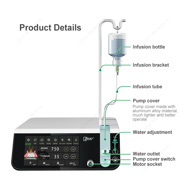 Motor System Dental Surgery Touch Screen Machine
