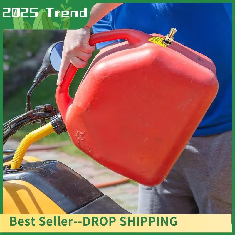 

AD33 HOT 8 Pieces Fuel Gas Tank Vent Caps Fuel Gas Can Vent Kit Can Fuel Tank Water Jug Withdrill, Wire, Wrench Andwarning Stick