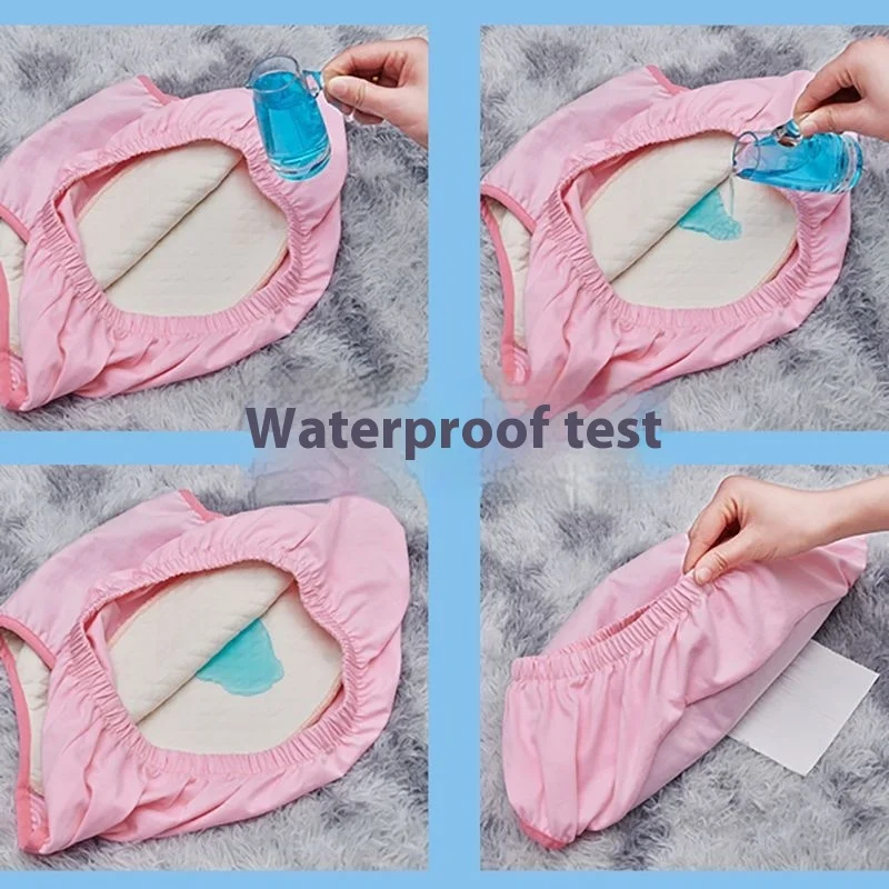 Washable Cloth Diaper Incontinence Underwear Anti-leakage Women Absorb Urine Leakage Briefs Cotton Elderly Annual Diaper Shorts