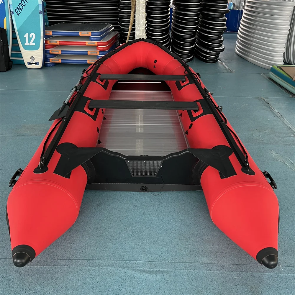 2025 Fishing Boat With Aluminum Floor Inflatable 1.2mm PVC Boat For Water Sport