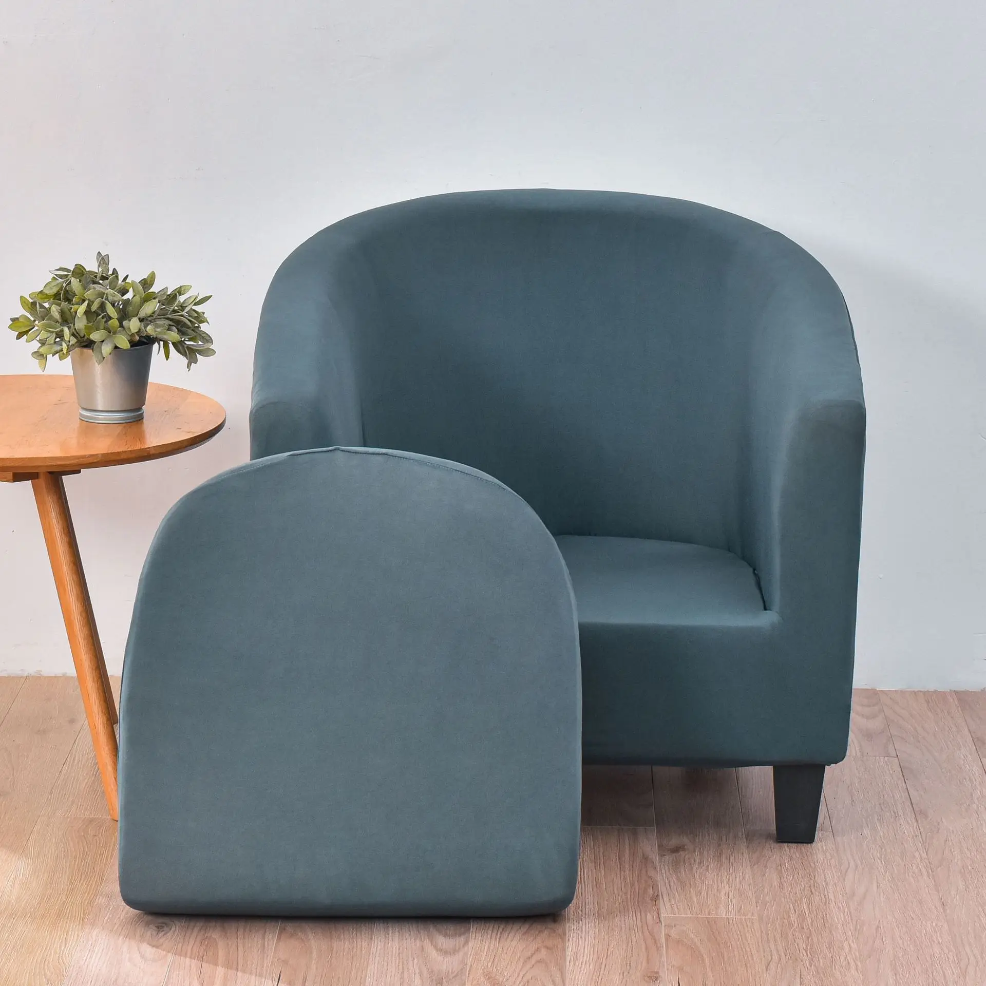 Double Layer Chairs Covers Detachable Scratch-Proof  Protectors Dining Chair Covers for Home Hotel Pet-Scratch Proof Sofa