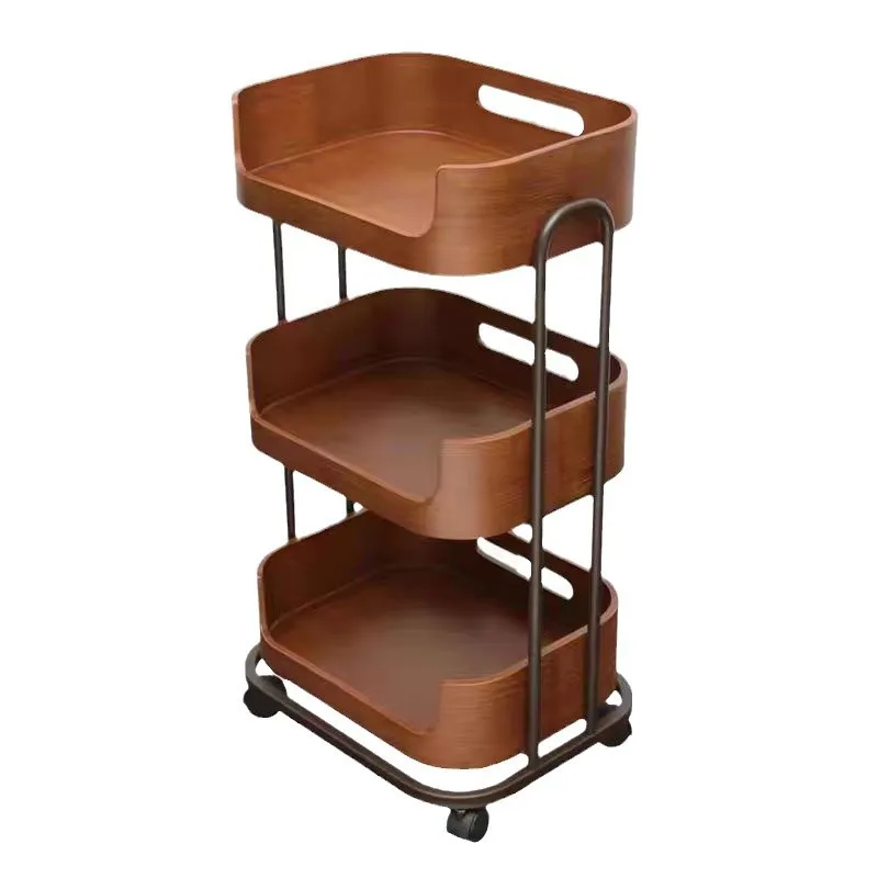 Beauty salon light luxury storage rack, tattoo embroidery, nail art, skin management, mobile cart, mobile storage