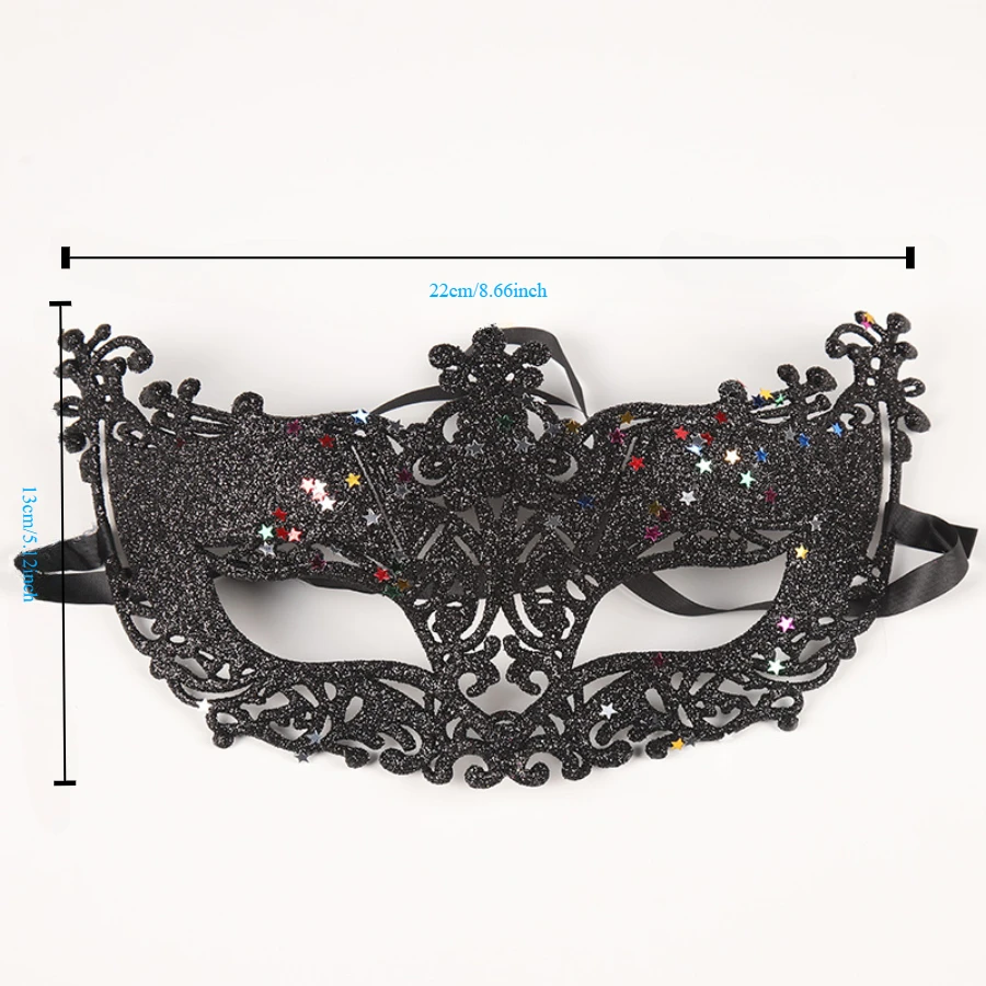 Lace Mask New plus Floral mask Halloween Mask Party makeup adult child mask