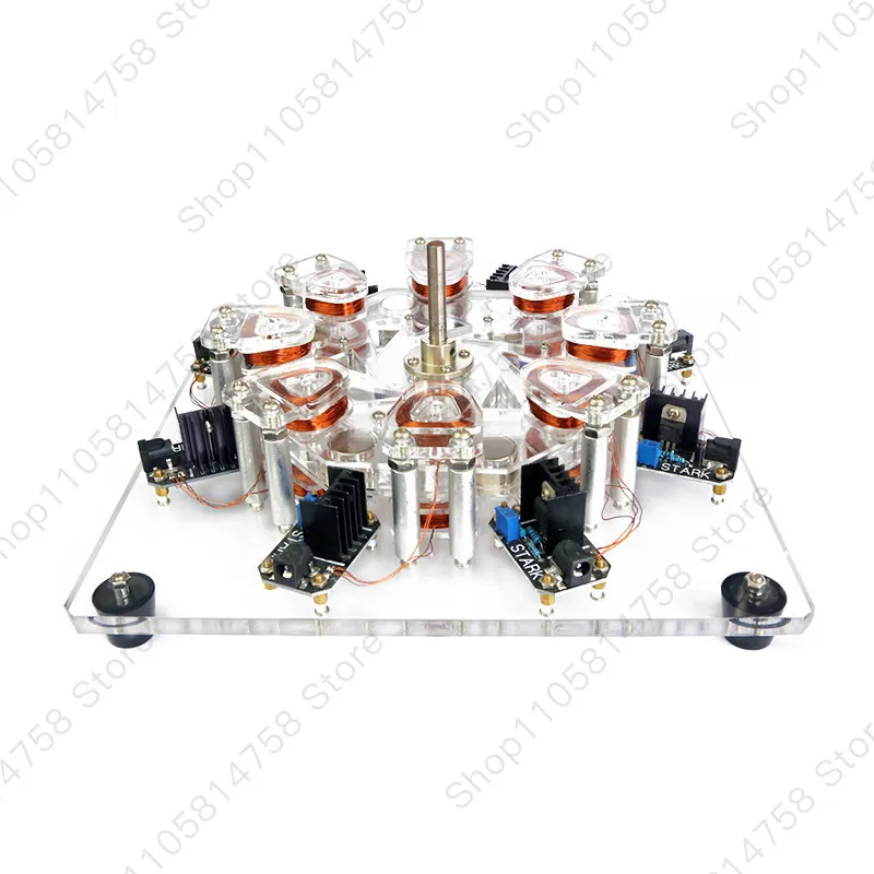 Experimental Model of Small Strong Magnetic Generator for Disc Star Engine High Power Motor