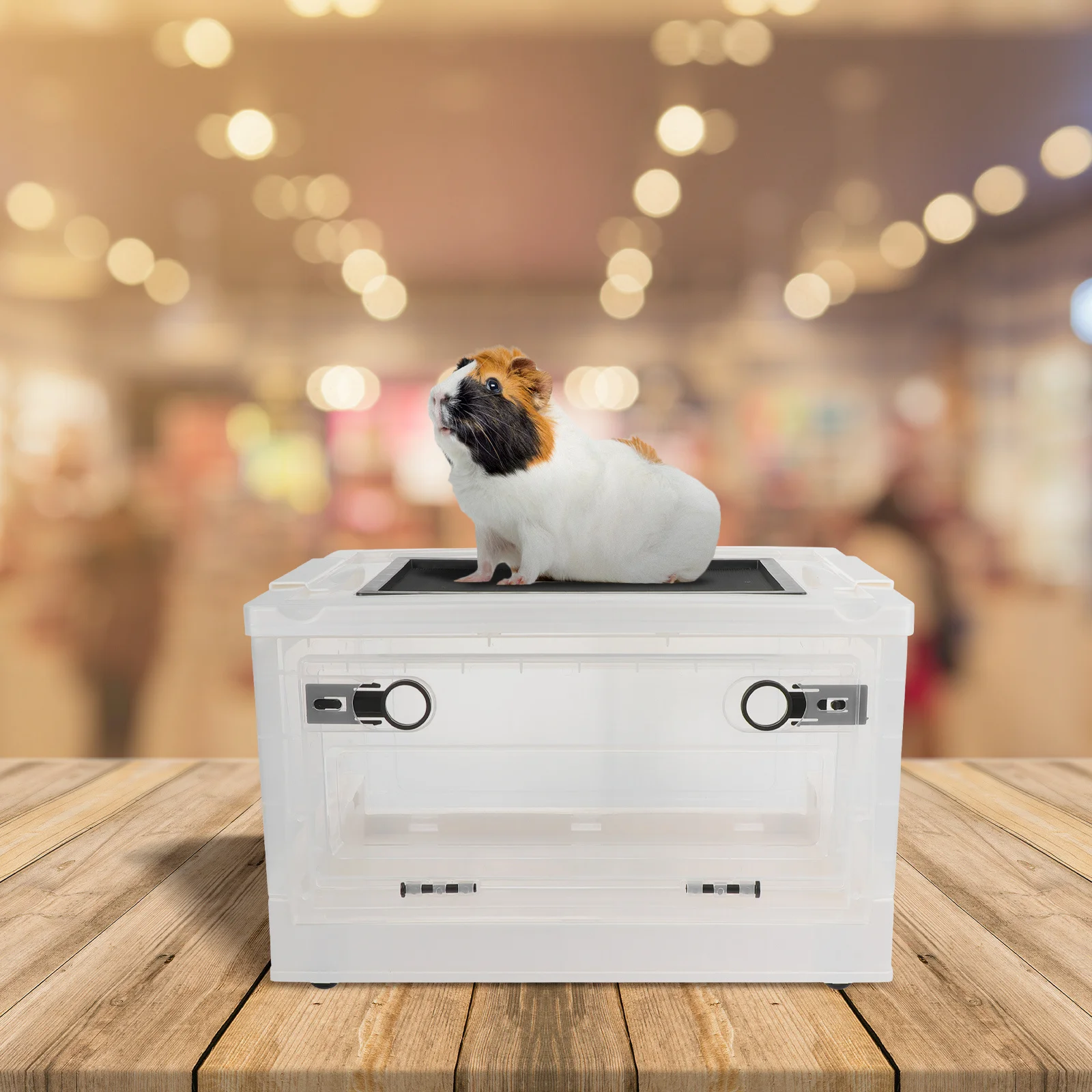 

1Set Insulated Pet Cage Premium Material Breathable Design Easy Operate Foldable Hamster House Multiple Air Holes Safe Durable