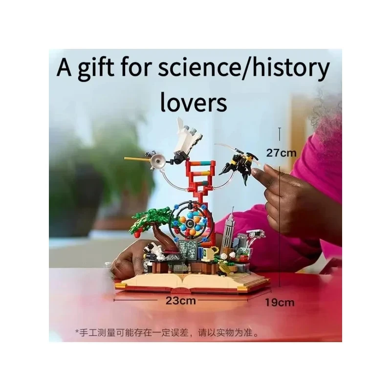 2025 Nueva serie creativa STEM, el conocimiento es el modelo de potencia, juguete de ensamblaje, regalo de cumpleaños y Navidad para niños