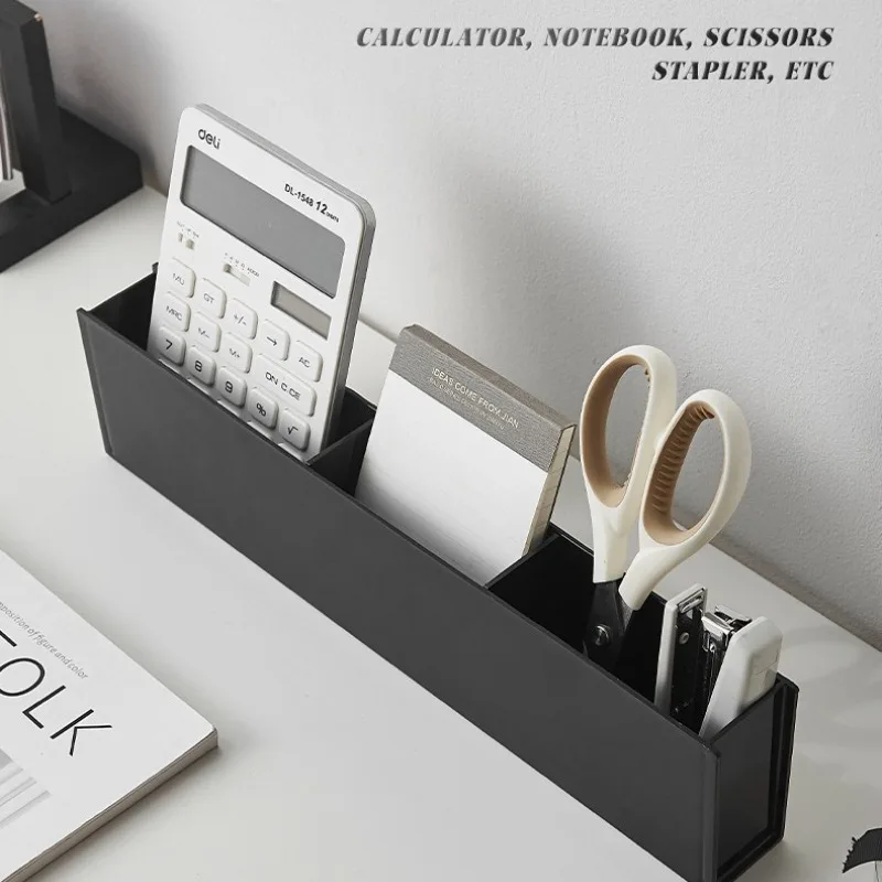 1PC Office Desktop Baffle Wall Hanging Storage Box Removable Multi-functional Hanging Stationery Rack Household Goods