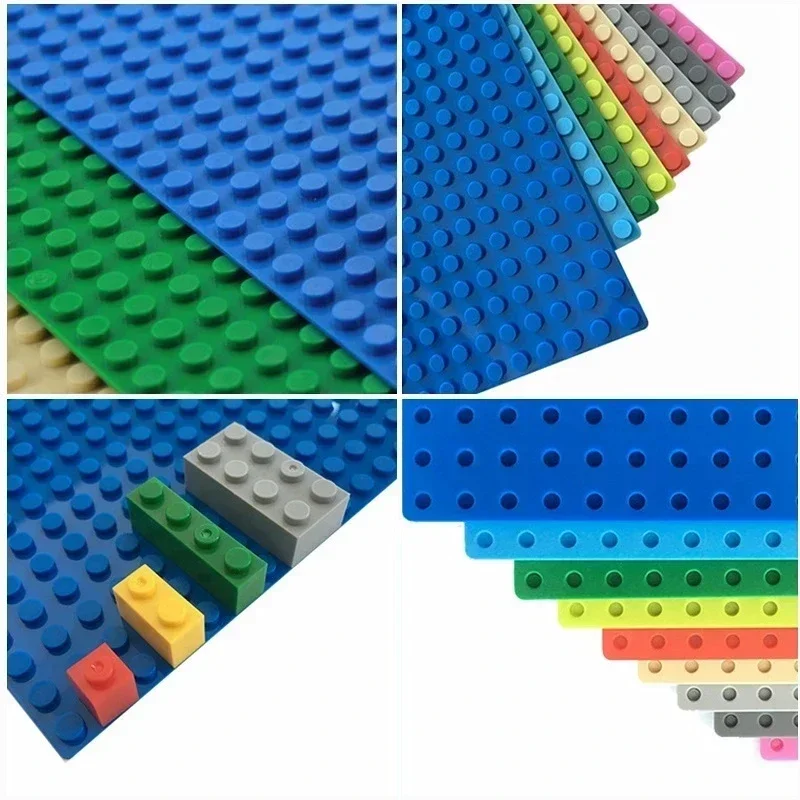 2Pcs Base Plate 32*32 32*16 Studs Classic Figures Building Blocks Plates Bricks Baseplate Blocks Children Toys For Kid Gifts