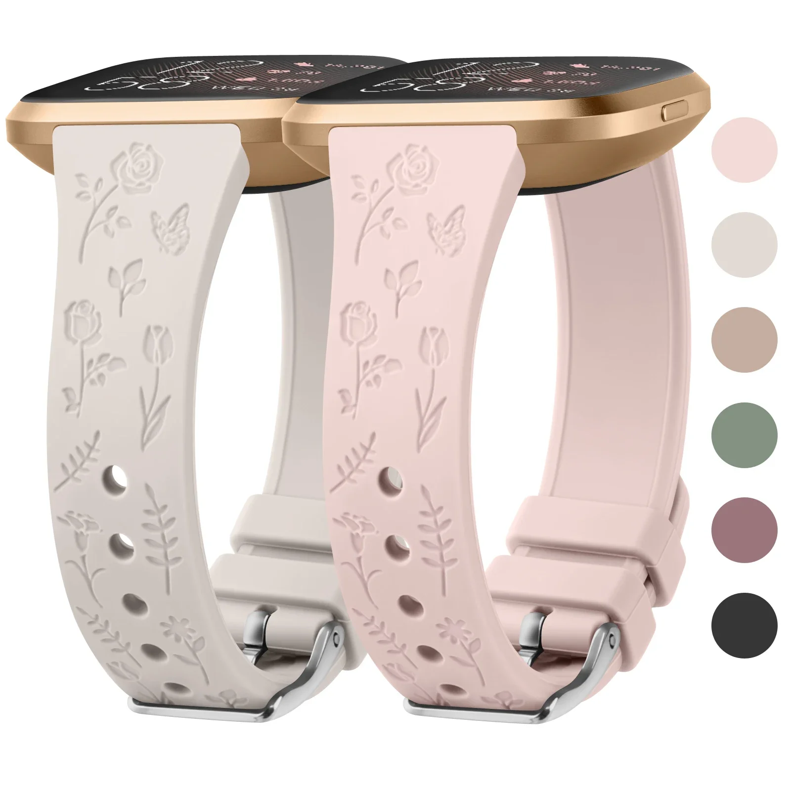 Slim Soft Silicone Strap For Fitbit Versa 1/Versa 2/Versa Lite Band Bracelet For Fitbit Versa 2 Versa SE Wristband Replacement