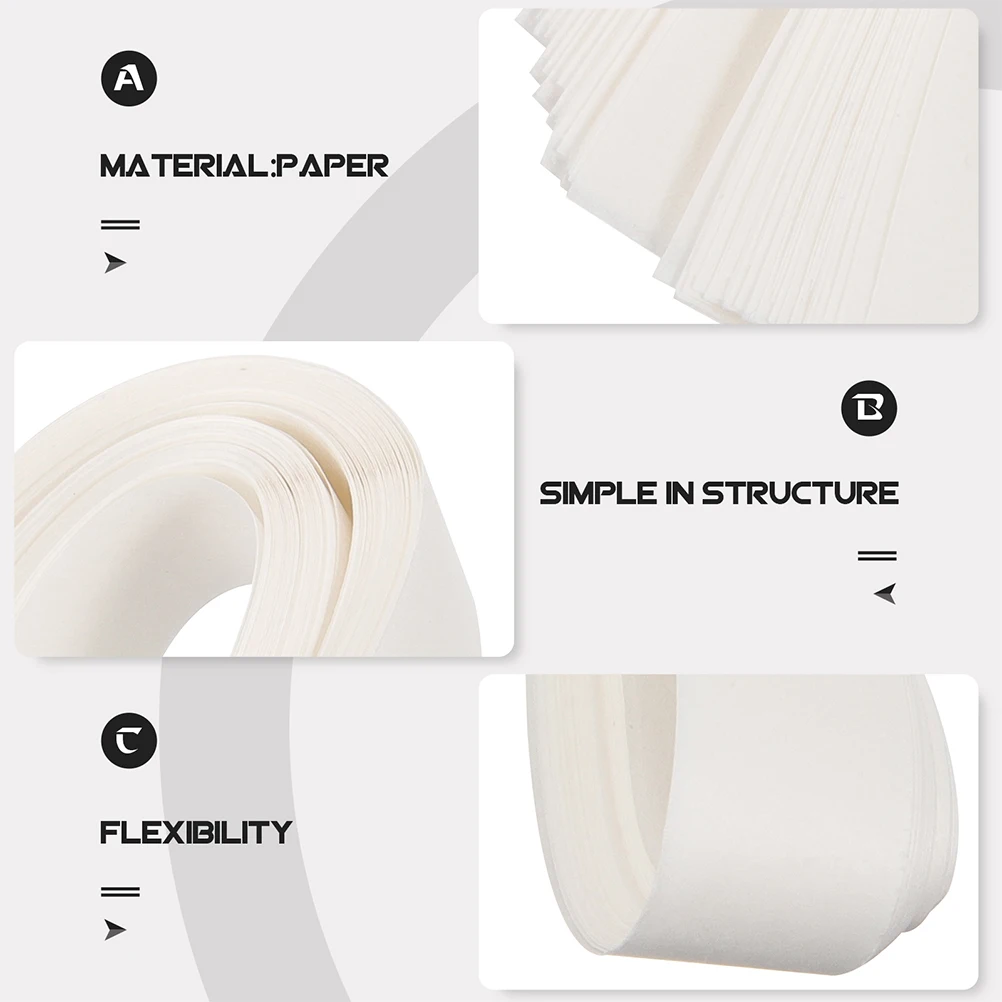 

40pcs White 30cm Banknote Paper Money Currency Strap Cash ganizer Bands for Bills Straps Made Paper Material Durability Easy