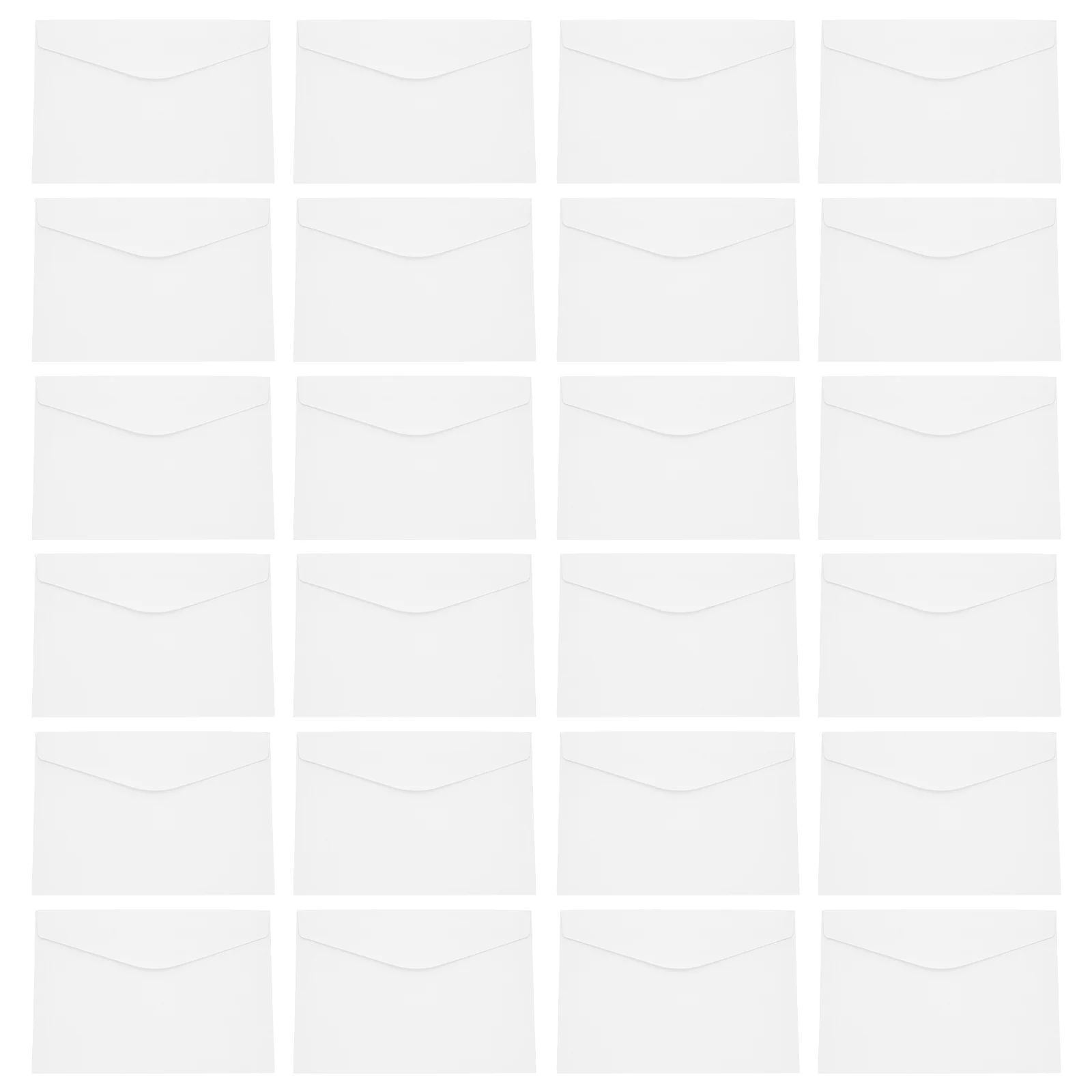 

50pcs Blank Envelopes Thickened Paper Portable Multi-Function Letter Packing Bill Storage Documents Small Items Envelopes