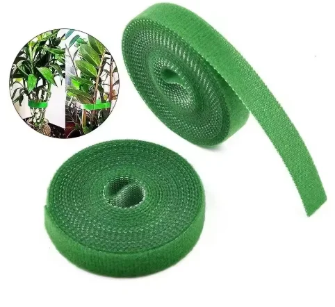 20/2M Adjustable Nylon Plant Ties Bandage Hook Loop Plant Support Reusable Fastener Tape for Home Garden Accessories