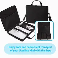 Starlink Mini Kit Estuche de transporte protector duro Bolsa de almacenamiento de equipaje impermeable Bolsa protectora Estuche de viaje resistente a los arañazos