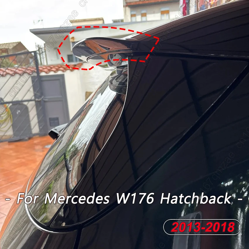 

Glossy Black Rear Trunk Air Splitter Spoiler Cap For Mercedes Benz A Class W176 A180 A200 A220 A250 AMG A45 2013-2018 Hatchback