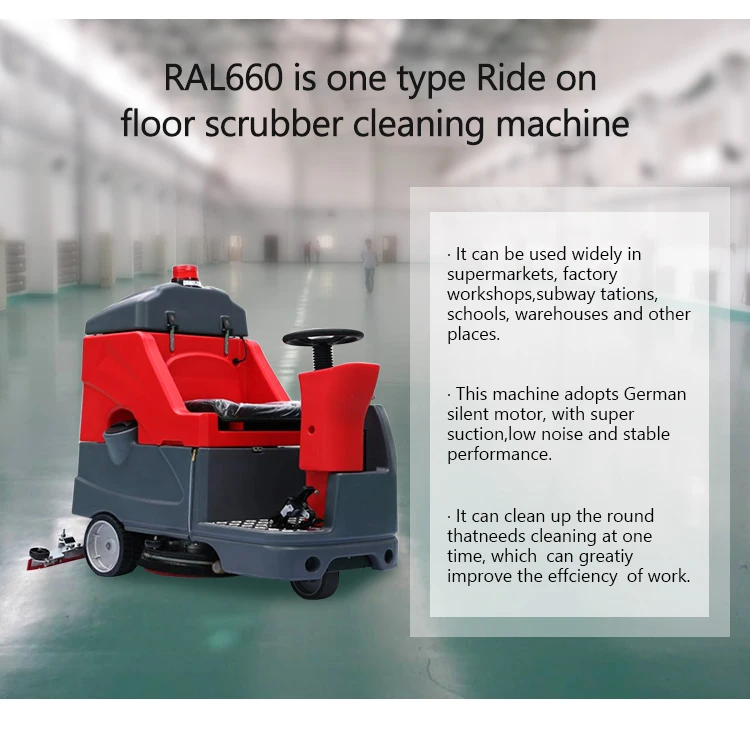 Ride on Floor Scrubbing Machines Tile Cleaning Machine for Sale