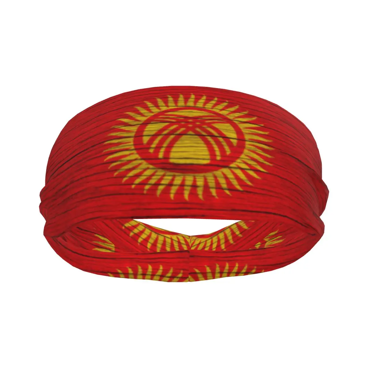 

Headband Kyrgyzstan Flag Print Headwrap Hairband for Tennis Gym Fitness Headwear Hair Accessories