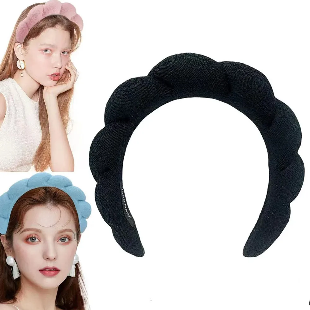 Headbands For Women, Velvet Braided Headband Soft Hair Hoop Twisted Sponge For Women Knotted Headband Girls