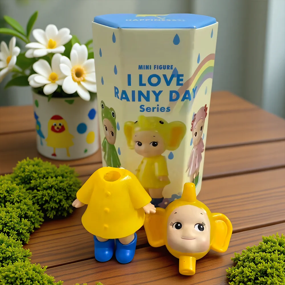 جديد جودة عالية سوني الملاك شخصية صغيرة أحب يوم المطر سلسلة صندوق أعمى لطيف أنيمي صغير ديكور الأطفال مفاجأة هدية