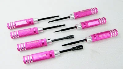SKYA 7-piece Tool Set (Allen Hex Drivers, screw drivers) 1.5-2.0-2.5mm Allen Hex Driver 4.0-5.5mm hex socket driver Phillips 0#