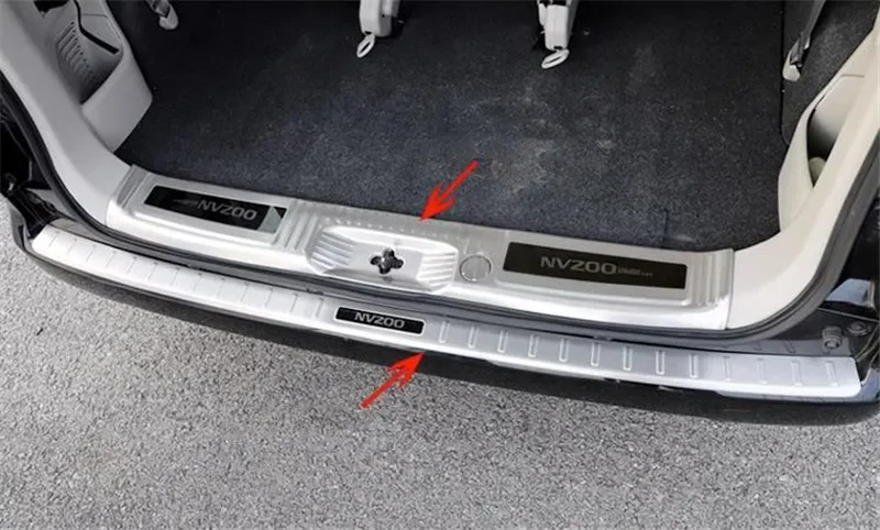 

For Nissan NV200 2010-2018 stainless steel trunk threshold guard plate Welcome pedal anti-scratch protection car accessories