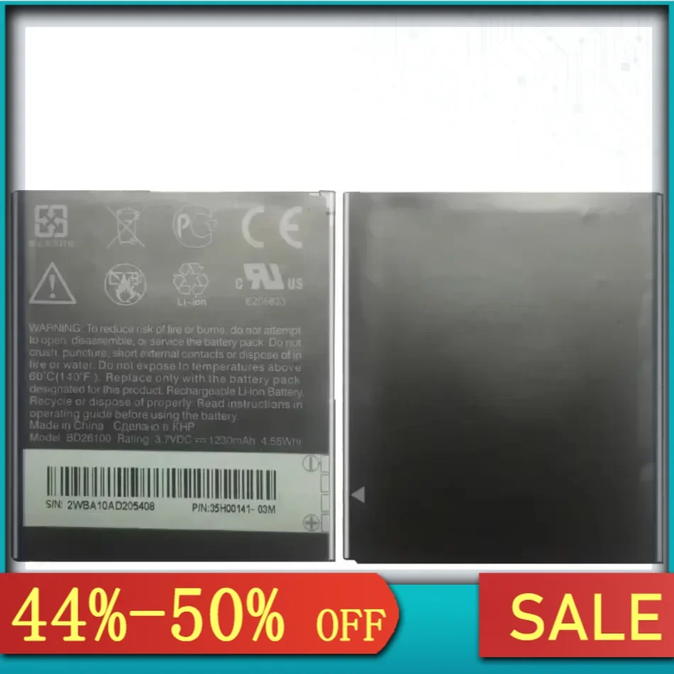 BD26100 1230Mah Battery For HTC Desire HD G10 A9191 T8788 7 Surround A9192 T9192 Inspire 4G Mytouch HD0 Tracking Number