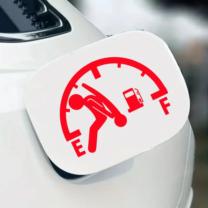 Car Stickers Reflective Car Tank Cap Stickers Decal Waterproof Exterior Sign Funny Car Tank Pointer Sticker Auto Decoration