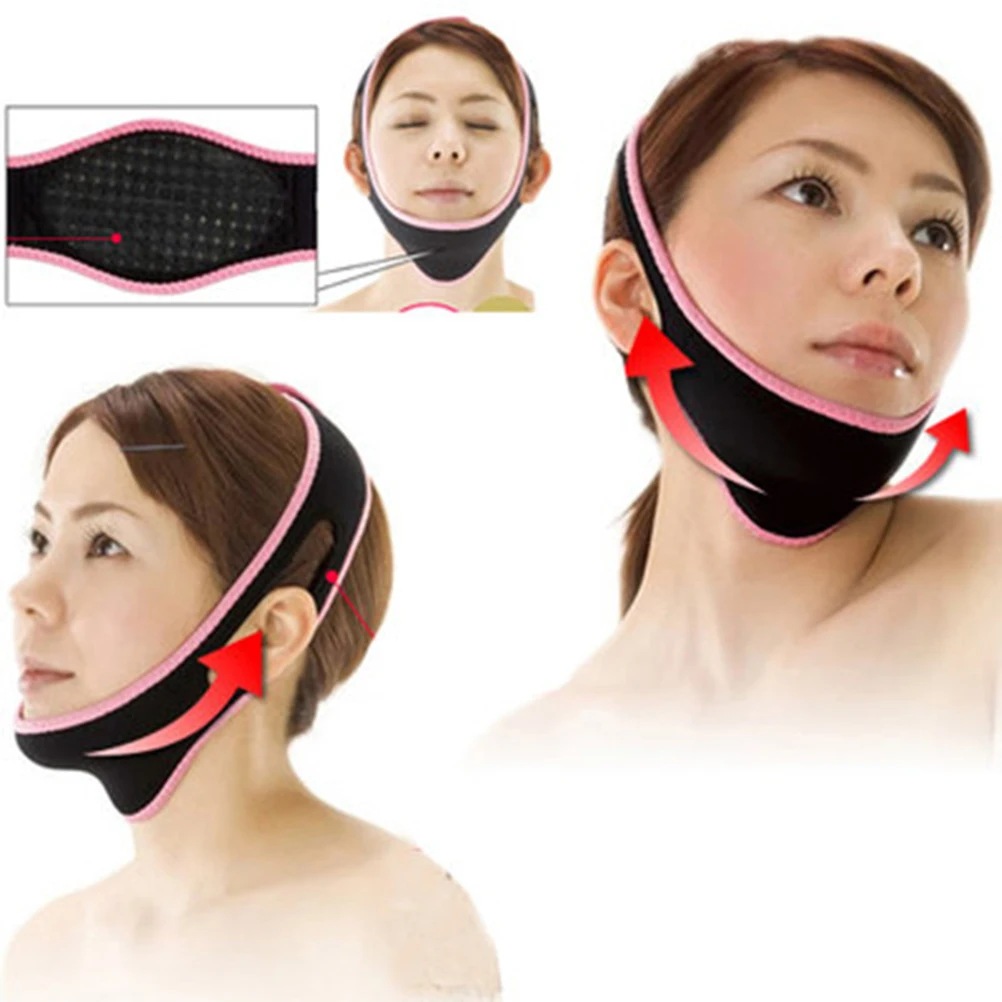 Thin Face Belt Facial Masks Slim Cheek Lift Artifact V Strap Breathable Soft Durable Comfortable Elastic Design