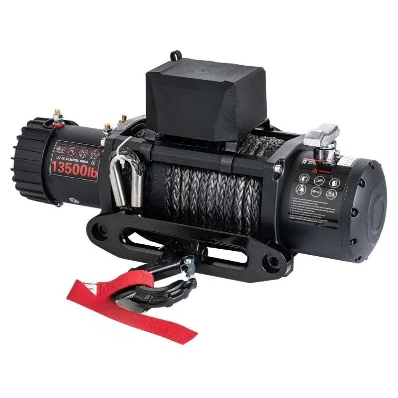 

13500 pounds truck winch 12V off-road vehicle SUV Jeep and escape small crane winch