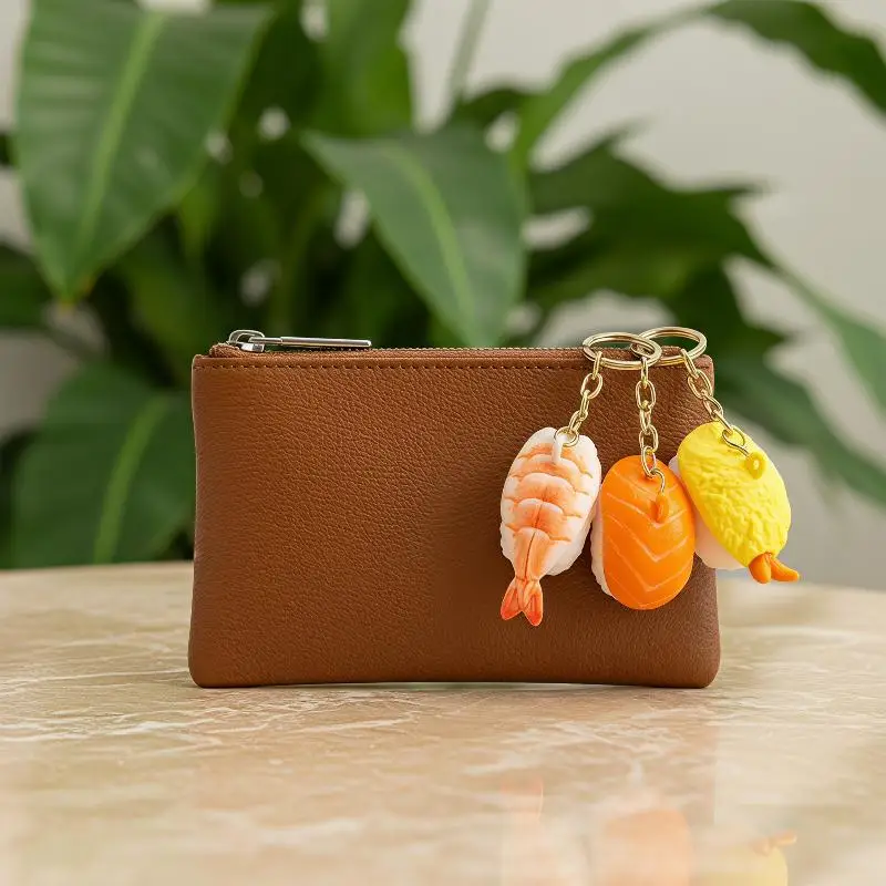 1 Stück Sushi 3D-gedruckter Clicker-Schlüsselanhänger, niedliche Simulation, umweltfreundlicher Fidget-Schlüsselring aus PLA, verschiedene Stile, Stressabbau-Taschenanhänger – Detail 6