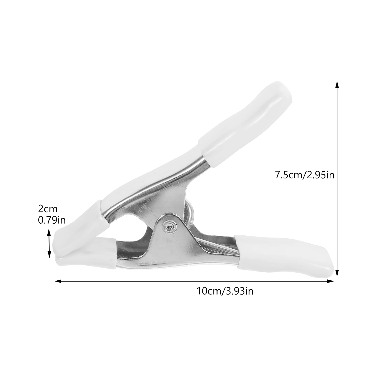 3 Pcs Holder Support Spring Clip A-shaped Backdrop Clamps Plastic Clips Nickel Plated Large Heavy Duty Photography Supplies