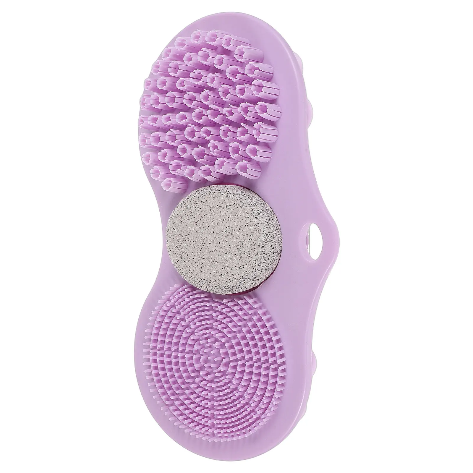 

Silicone Shower Foot Scrubber Mat with Suction Cups for Hands Free Back Scrubbing and Efficient Foot Exfoliation Soft Massage