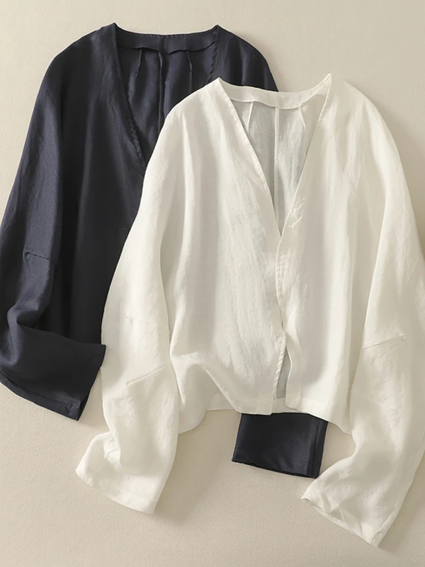 

Женский свободный длинный свитер в стиле ретро в японском стиле Jaet, солнцезащитный кардиган с художественным дизайном, большие размеры, Faion для поездок на работу