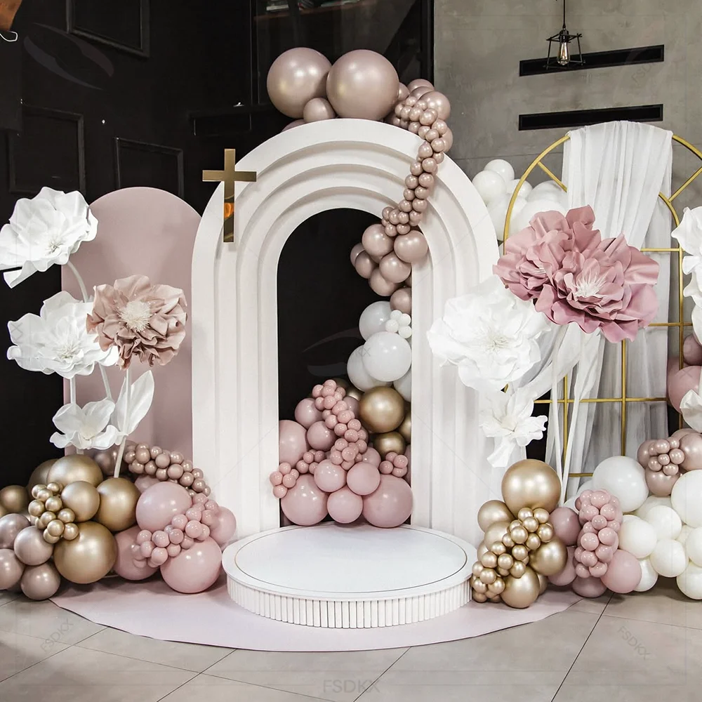 

Wedding PVC Arch Backdrop Customize Color Arch Acrylic Backdrop for Wedding Marriage Decorations